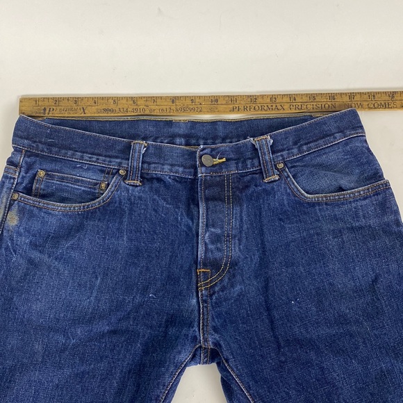 CARHARTT PRIVATEER PANT SELVEDGE DENIM JEANS MENS SIZE 34 - Picture 4 of 12